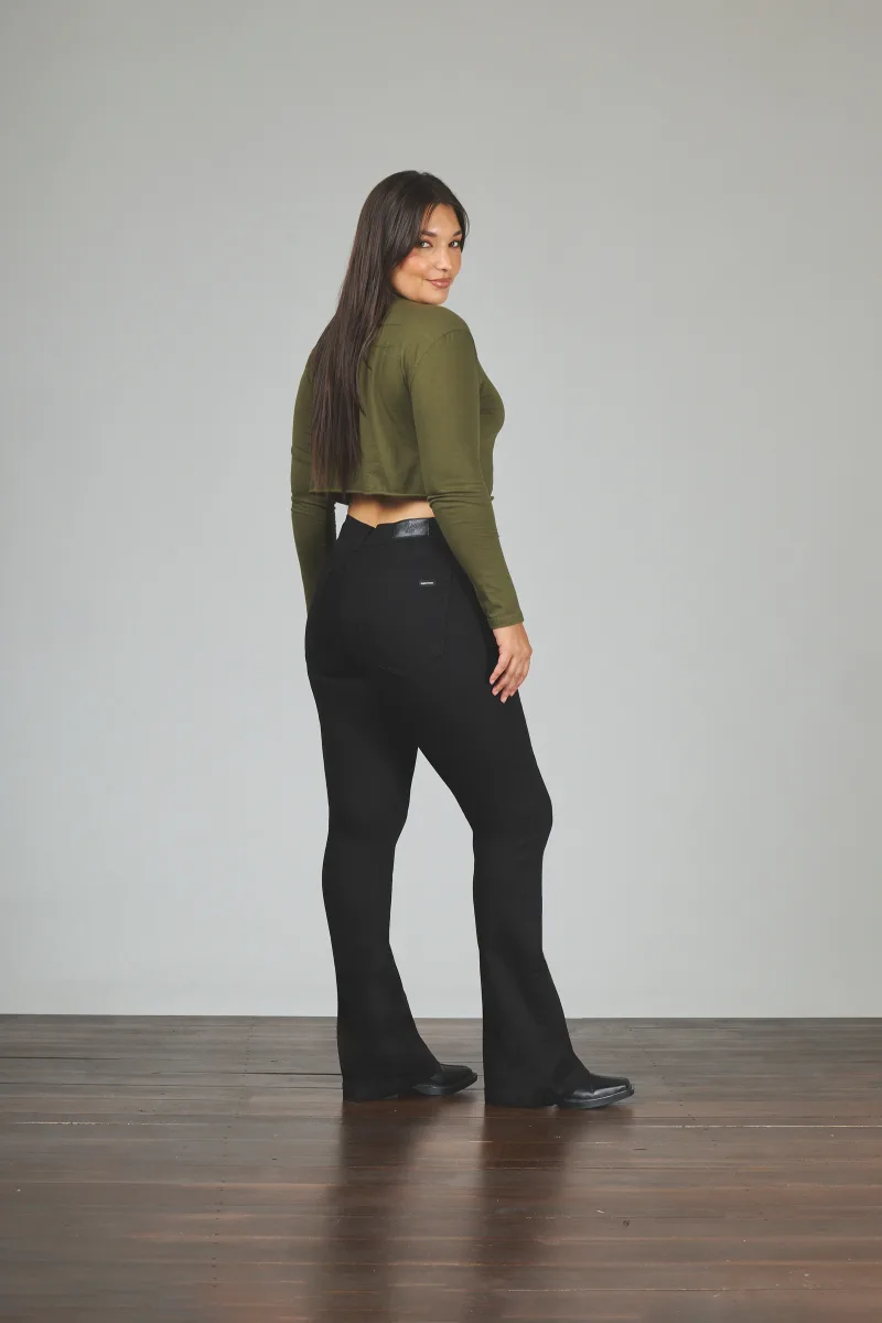 ART. 729 | SEMI OXFORD NEGRO CLÁSICO ELASTIZADO