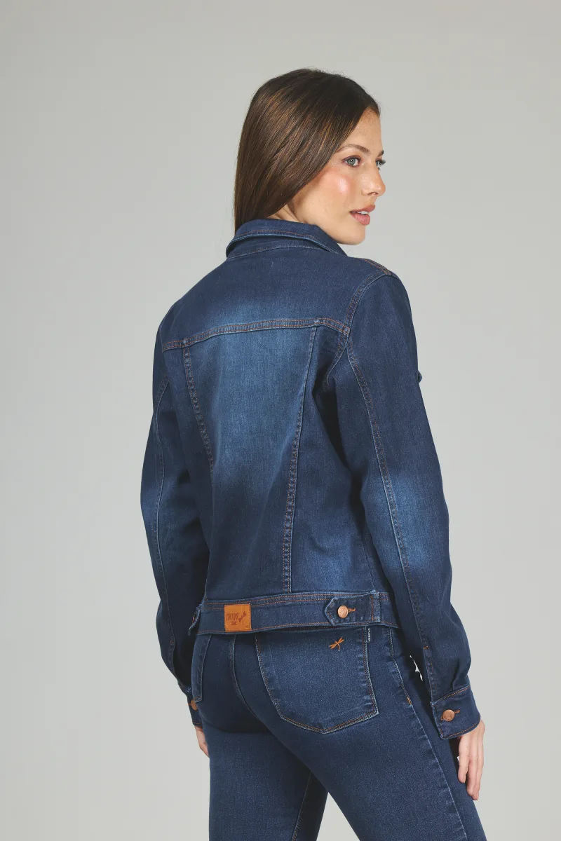 ART. 065 | CAMPERA AZUL CLÁSICO ELASTIZADO