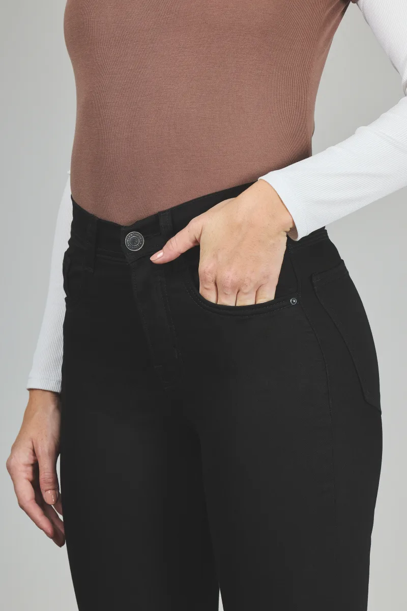ART. 044 | SEMI OXFORD NEGRO CLASICO ELASTIZADO