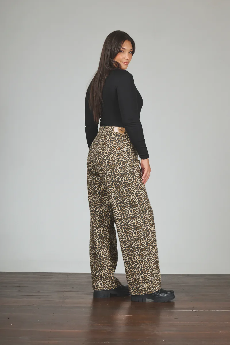 ART. 841 | WIDE LEG ANIMAL PRINT RÍGIDO