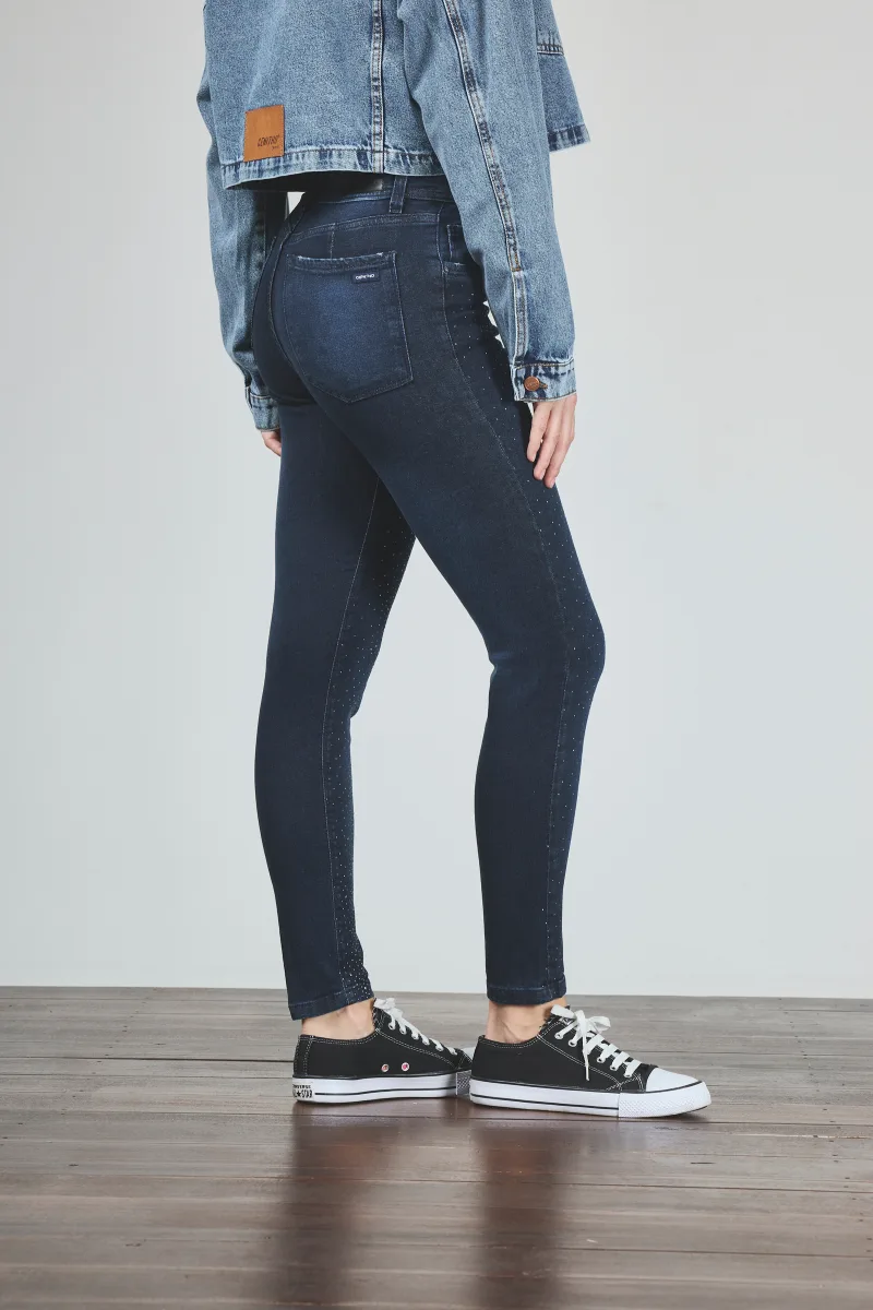 ART. 341 | BLUE BLACK CON STRASS ELASTIZADO