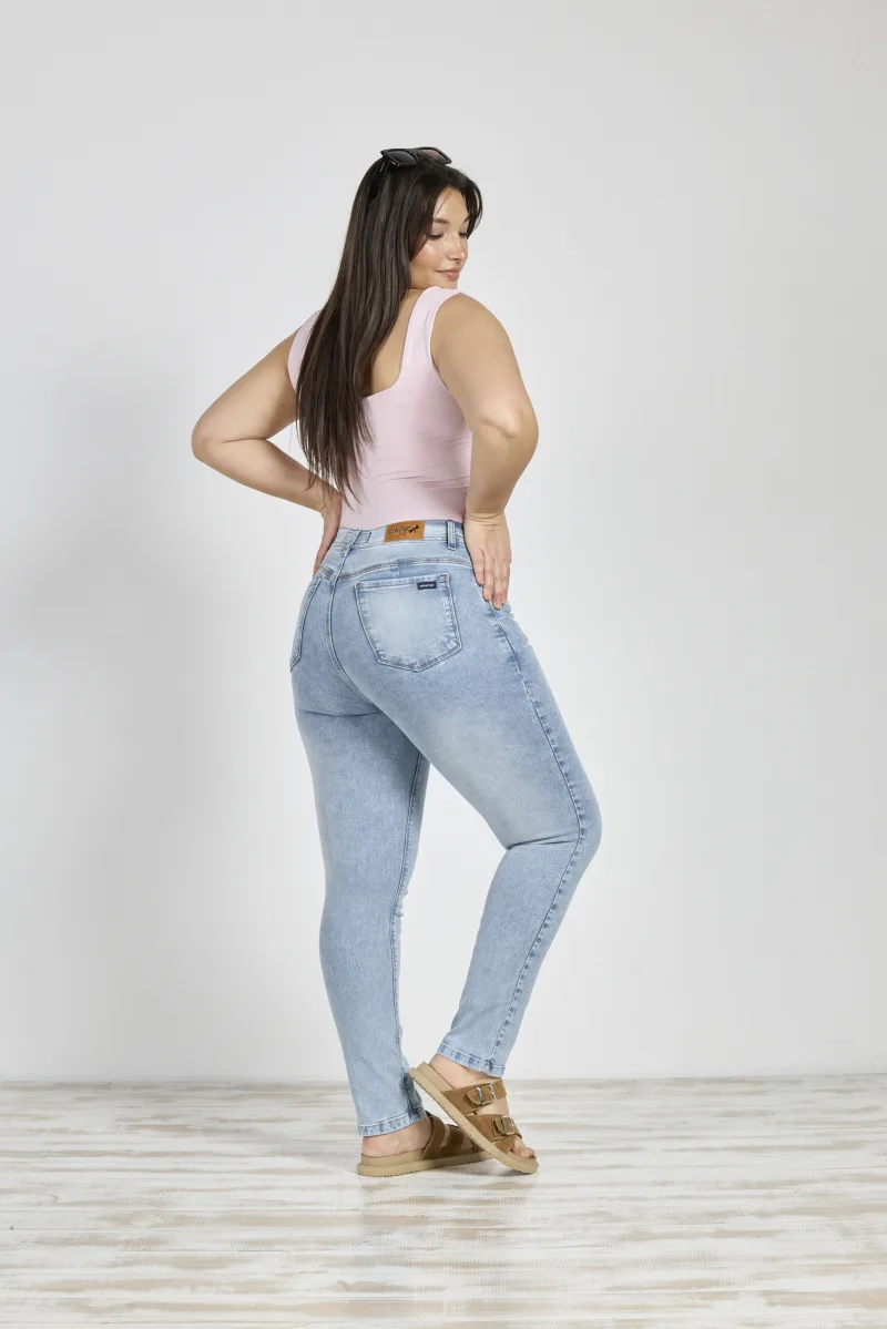 ART. 3010 | CELESTE BOLSILLO CON TACHA ELASTIZADO