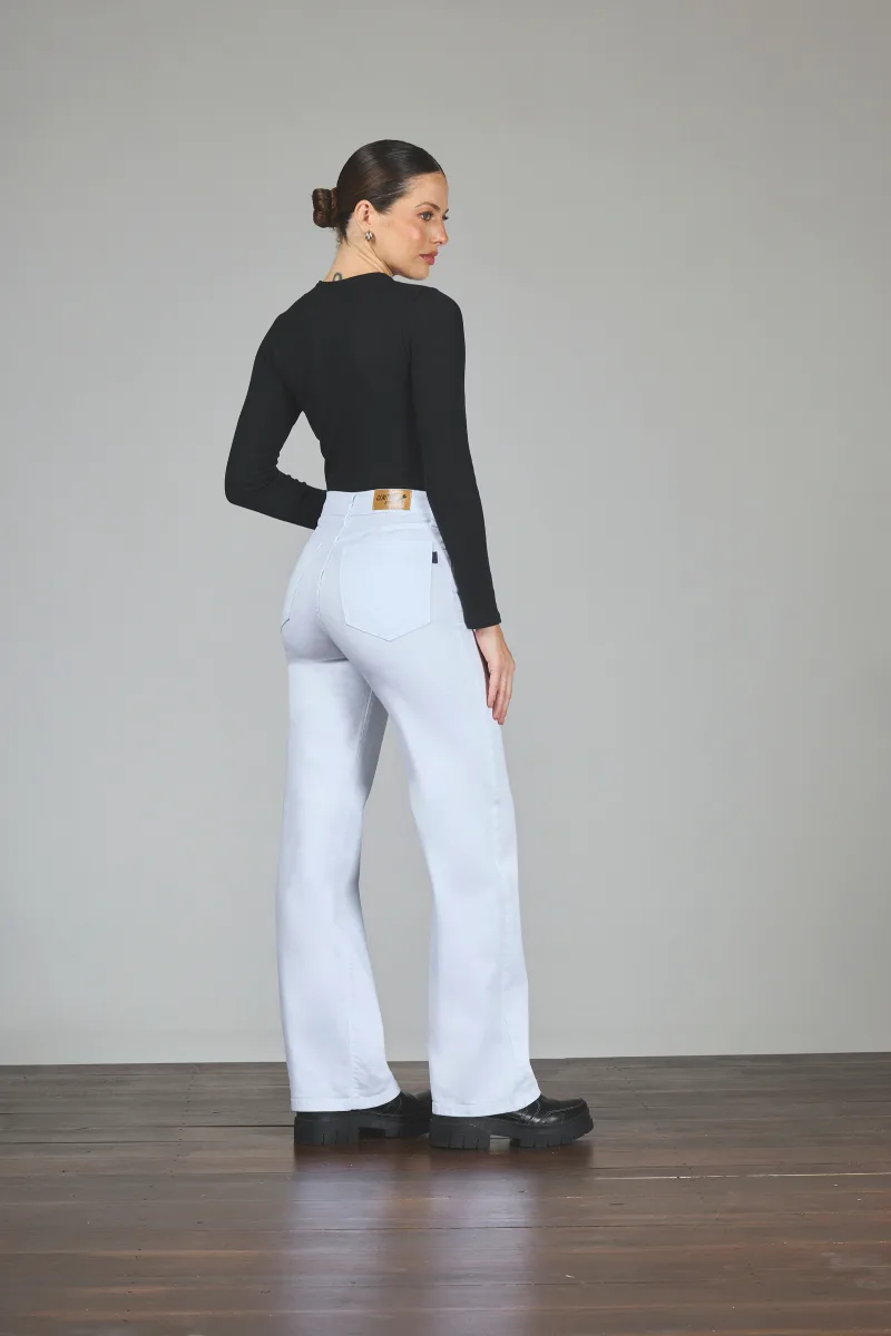 ART. 343 | WIDE LEG BLANCO CLÁSICO ELASTIZADO