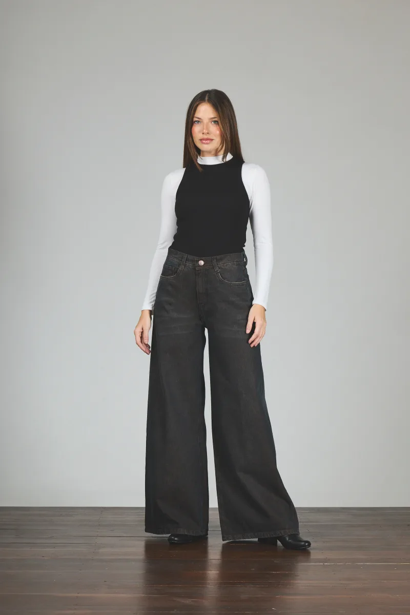 ART. 373 | MAXI BAGGY CLÁSICO VINTAGE MARRÓN RÍGIDO