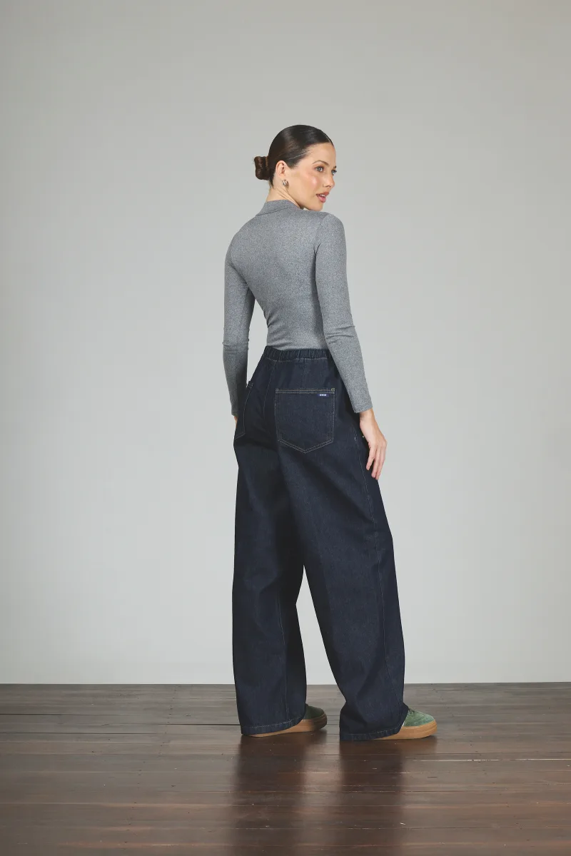 ART. 402 | BAGGY AZUL CINTURA CON ELASTICO RÍGIDO
