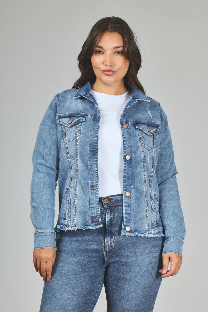 ART. 896 | DAMA CAMPERA CON TACHAS Y ROTURA DEFLECADO ELASTIZADO