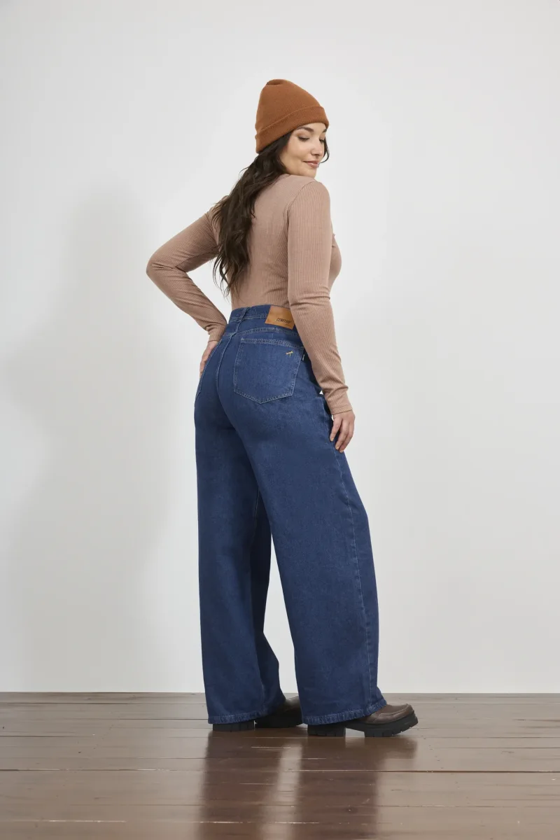 ART. 897 | WIDE LEG CLASICO AZUL RIGIDO