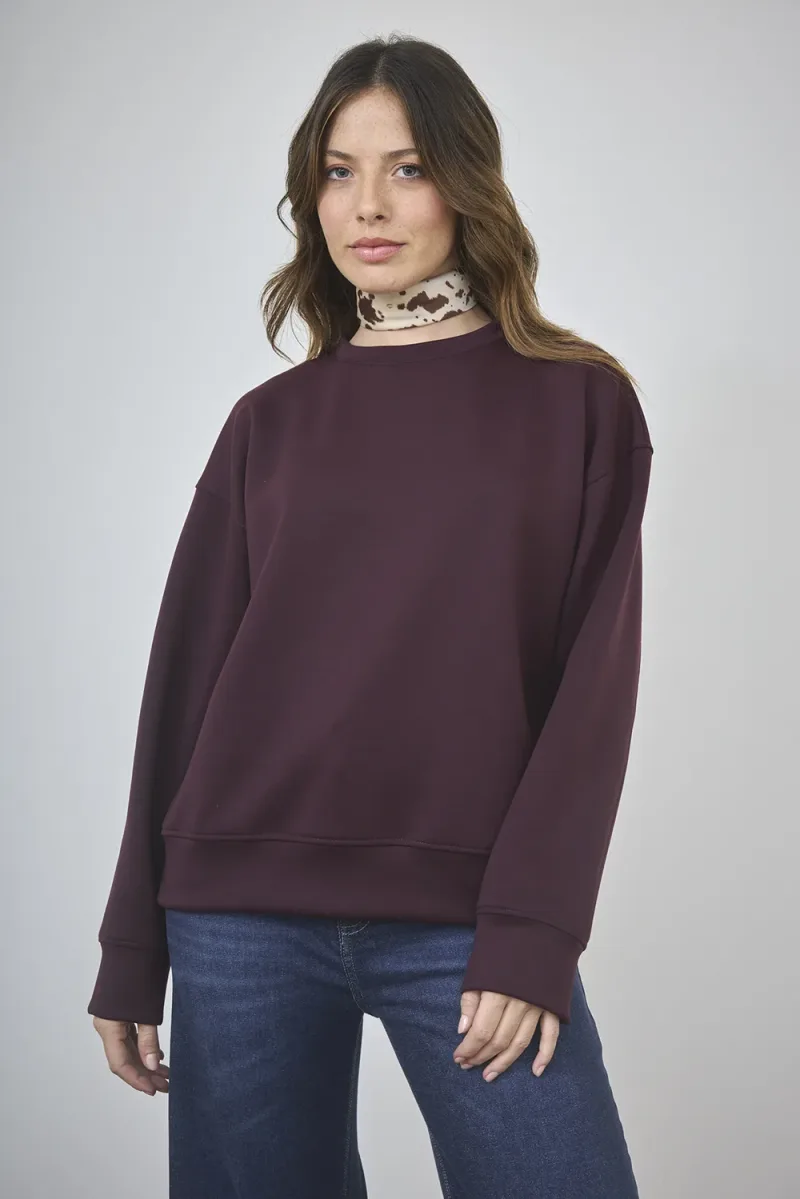 ART. A-101 | BUZO OVERSIZE BORDO LYCRA