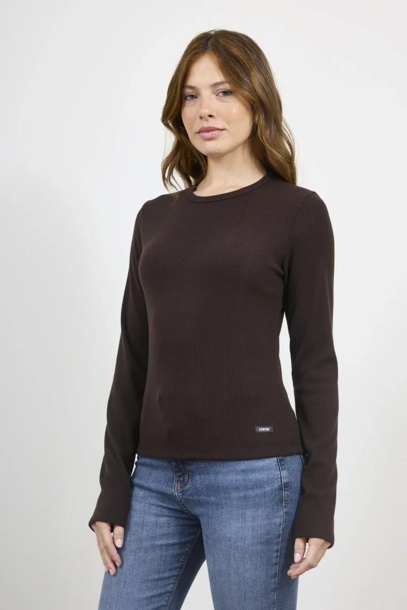 ART. A-112 | REMERA MANGA LARGA CHOCOLATE MORLEY LYCRA