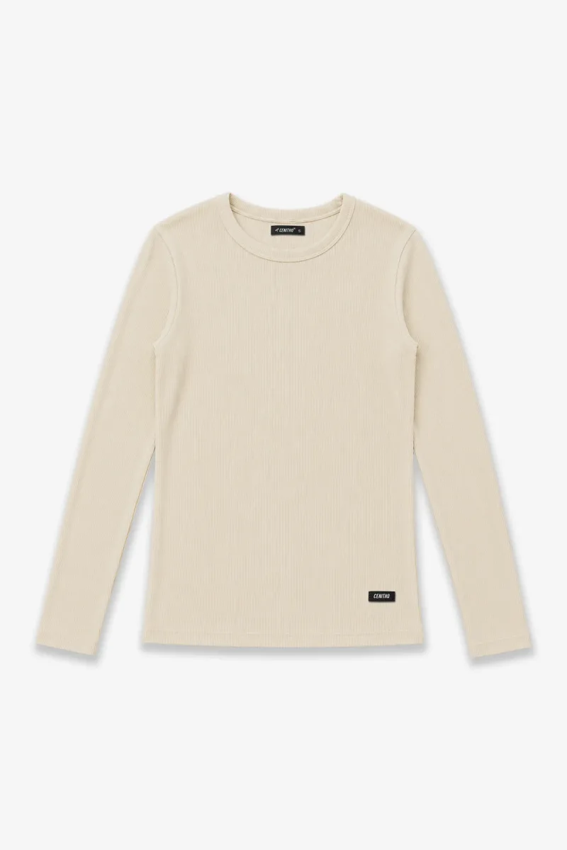 ART. E-724 | REMERA MANGA LARGA BEIGE MORLEY